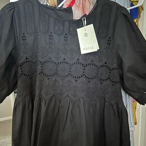 Posse Amelia Black Mini Dress